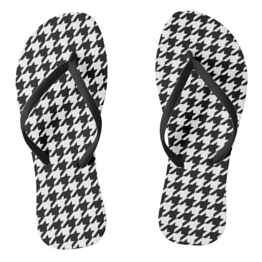 Houndstooth Teenslippers (Voetbed)