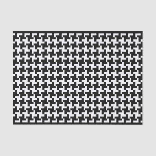  Houndstooth Tissuepapier (Voorkant)