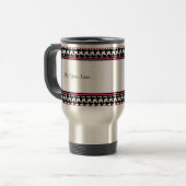 Houndstooth Travel Mug Reisbeker (Voorkant links)