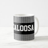 Houndstooth "Tuscaloosa" Koffiemok (Voorkant rechts)