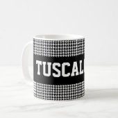 Houndstooth "Tuscaloosa" Koffiemok (Voorkant links)