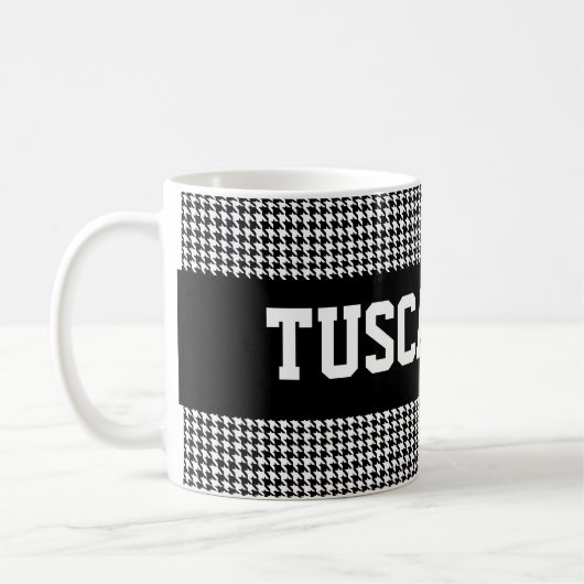 Houndstooth "Tuscaloosa" Koffiemok (Links)