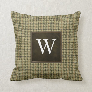 Houndstooth Tweed Persoonlijk Kussen