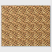 Houndstooth Tweed Wrapping Paper Cadeaupapier (Vlak)