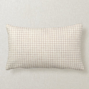Houndstooth Vanilla Pattern Kussen