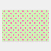 Houndstooth, visgraat, Dot DIY Selderij Pinks Inpakpapier Vel (Voorkant 3)