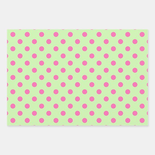 Houndstooth, visgraat, Dot DIY Selderij Pinks Inpakpapier Vel (Voorkant 3)