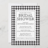 Houndstooth-Vrijgezellenfeest Kaart (Voorkant)