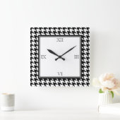 Houndstooth Wall klok (Huis)