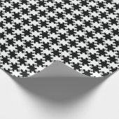 Houndstooth Wrapping Paper Cadeaupapier (Hoek)