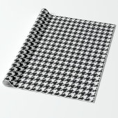 Houndstooth Wrapping Paper Cadeaupapier (Uitgerold)