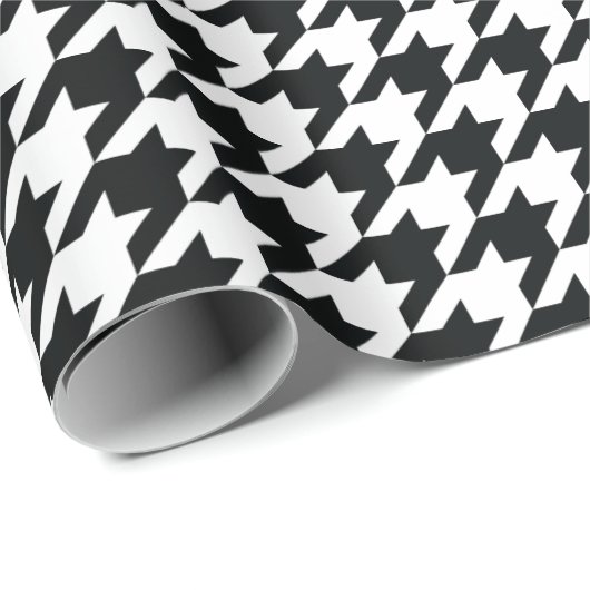 Houndstooth Wrapping Paper Cadeaupapier (Rol Hoek)