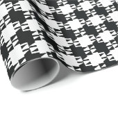 Houndstooth Wrapping Paper Cadeaupapier (Rol Hoek)