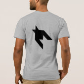 Houndstooth (zwart) t-shirt (Achterkant)