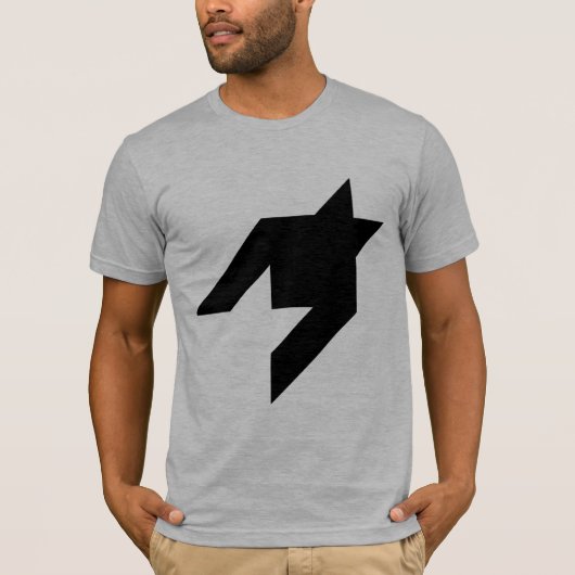 Houndstooth (zwart) t-shirt (Voorkant)