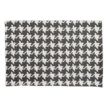 Houndstooth zwart wit patroon