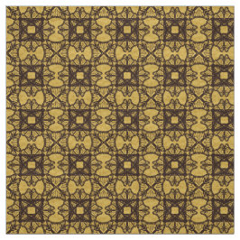 Hourglass Abstract Gedrukt Patterned Gold Stof