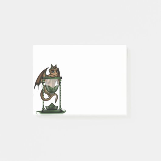Hourglass Dragon Post-it® Notes (Voorkant)