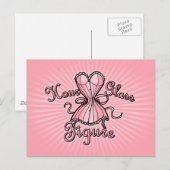 Hourglass Figuur Briefkaart (Voorkant / Achterkant)