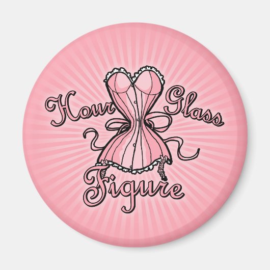 Hourglass Figuur Magneet (Voorkant)