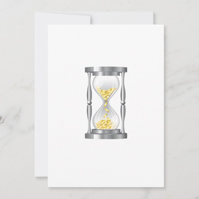 Hourglass met geld (Voorkant)
