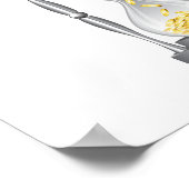 Hourglass met geld poster (Hoek)