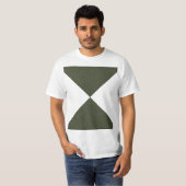 Hourglass Moss Green Textured T-shirt (Voorkant volledig)