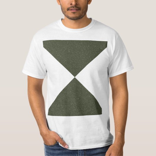 Hourglass Moss Green Textured T-shirt (Voorkant)