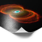 Hourglass Nebula Space Astronomie Foto Afdruk (Hoek)