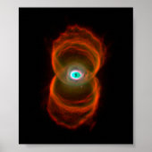 Hourglass Nebula Space Astronomie Poster (Voorkant)