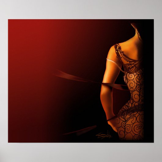 Hourglass Poster van Cheryl Daniels (Voorkant)