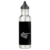 Hourglass van de dood waterfles  (Links)