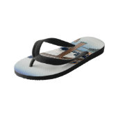 Housai  Mount Fuji gezien vanuit de brug van manne Kinder Teenslippers (Schuin)