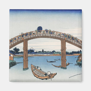 Housai Mount Fuji gezien vanuit Men's Bridge Magneet