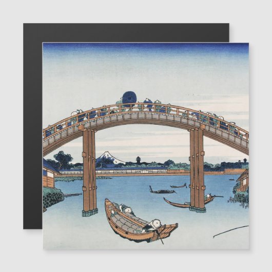 Housai Mount Fuji vanaf de brug onder Mannen (Voorkant / Achterkant)