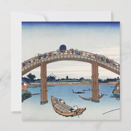 Housai Mount Fuji vanaf de brug onder Mannen (Voorkant)
