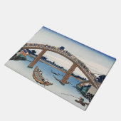 Housai Mount Fuji vanaf de brug onder Mannen Deurmat (Schuin)