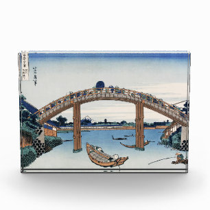 Housai Mount Fuji vanaf de brug onder Mannen Fotoblokken