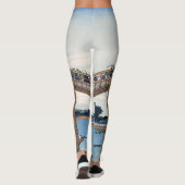 Housai Mount Fuji vanaf de brug onder Mannen Leggings (Achterkant)