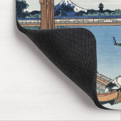 Housai Mount Fuji vanaf de brug onder Mannen Muismat (Hoek)