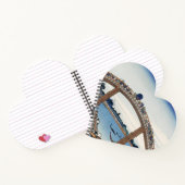 Housai Mount Fuji vanaf de brug onder Mannen Notitieboek (Binnen)