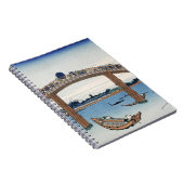 Housai Mount Fuji vanaf de brug onder Mannen Notitieboek (Rechterzijde)