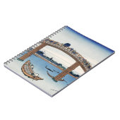 Housai Mount Fuji vanaf de brug onder Mannen Notitieboek (Linkerzijde)