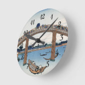 Housai Mount Fuji vanaf de brug onder Mannen Ronde Klok (Hoek)