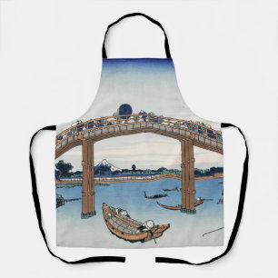 Housai Mount Fuji vanaf de brug onder Mannen Schort