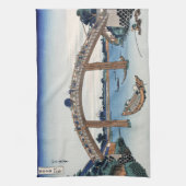 Housai Mount Fuji vanaf de brug onder Mannen Theedoek (Verticaal)