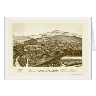 Housatonic, MA Panoramic Map - 1890