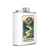 Housatonic River Connecticut kleuren Heupfles (Rechts)