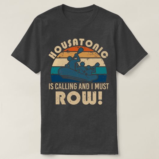 Housatonic river rafting t-shirt (Design voorkant)