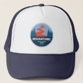 Housatonic Wild en Schilderachtig River Connecticu Trucker Pet (Voorkant)